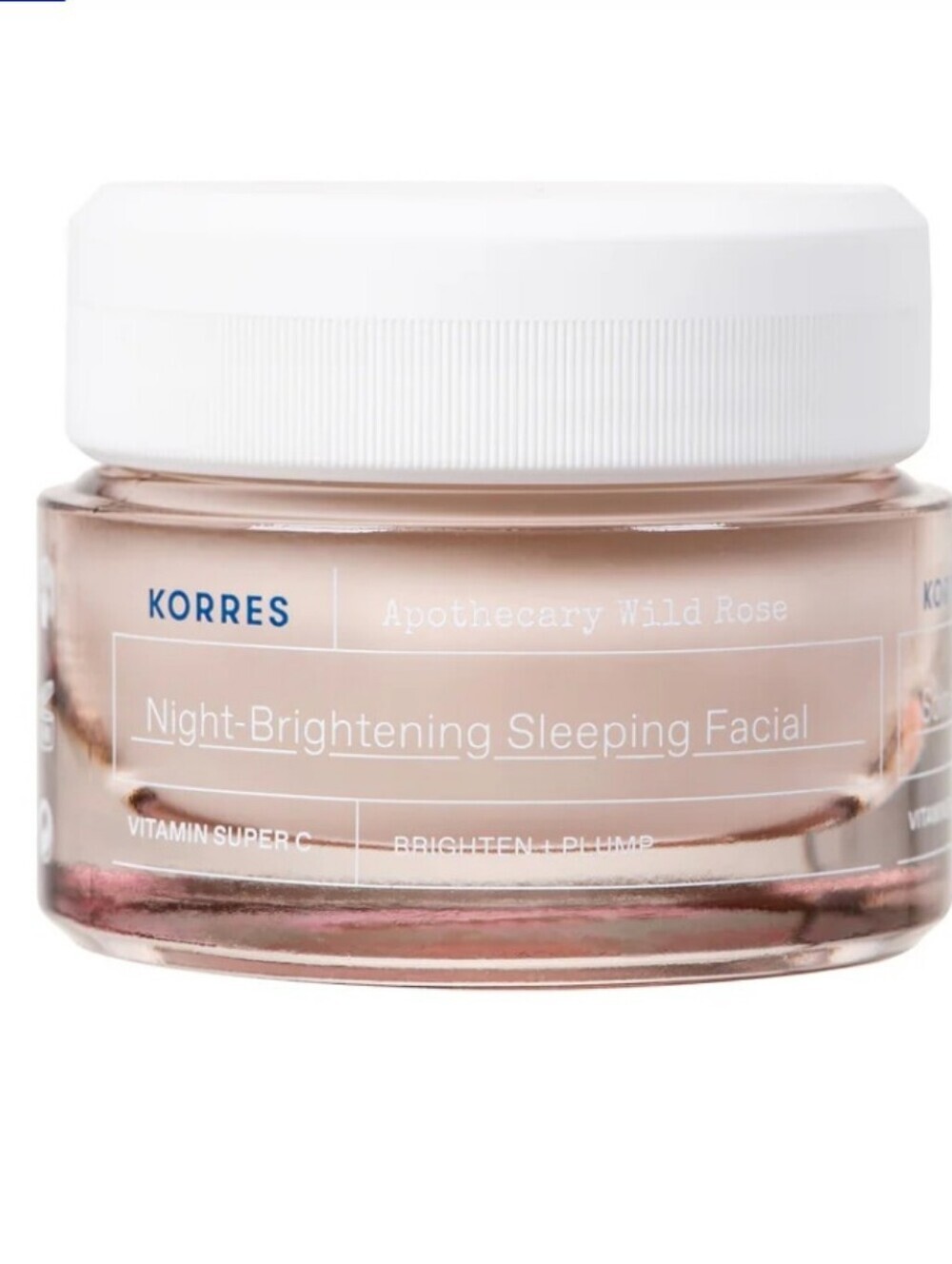 NIB Korres Wild Rose Night-Brightening Sleeping Facial - Vitamin C - Sealed